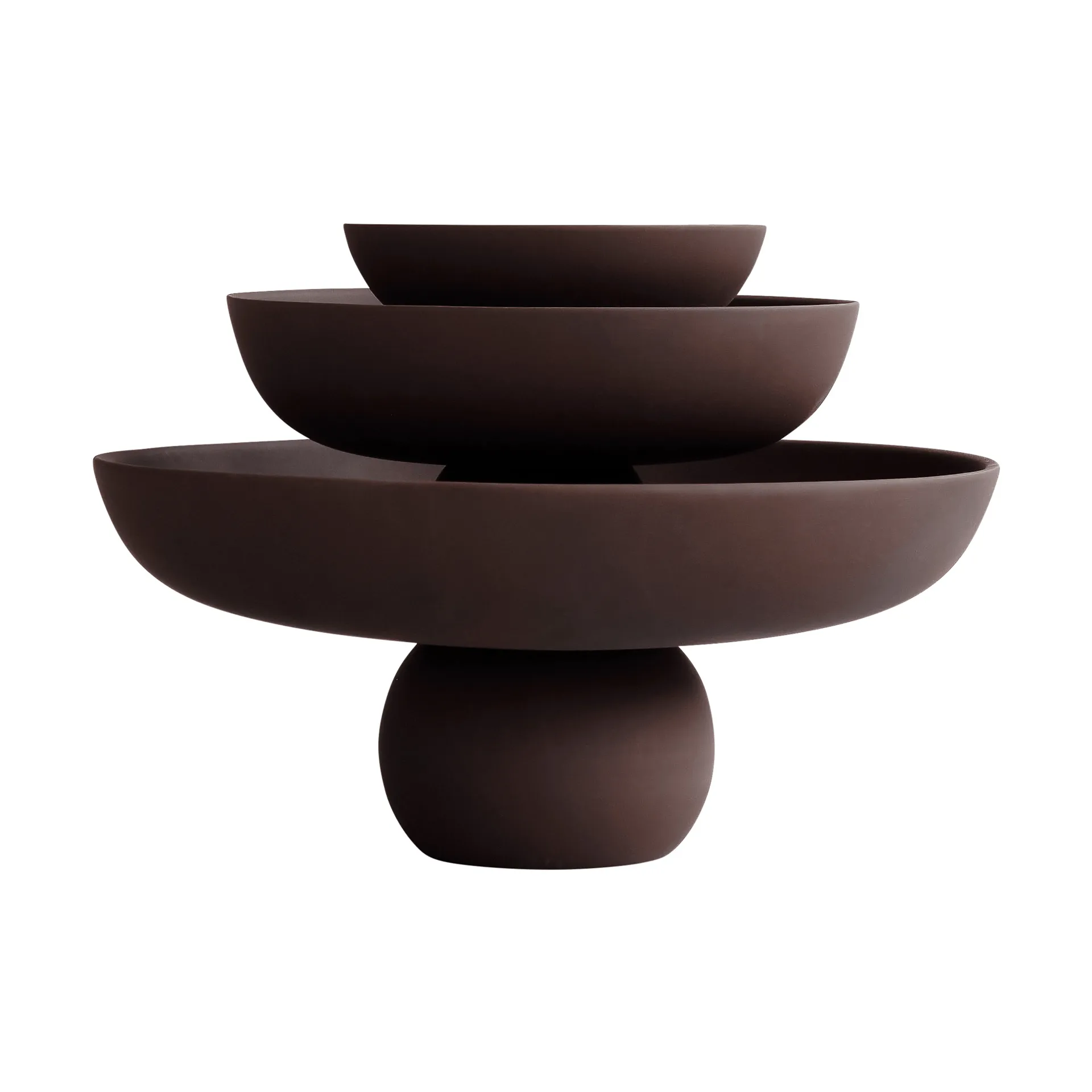 Baburu schaal Ø20 cm, Chocolate brown 101 Copenhagen