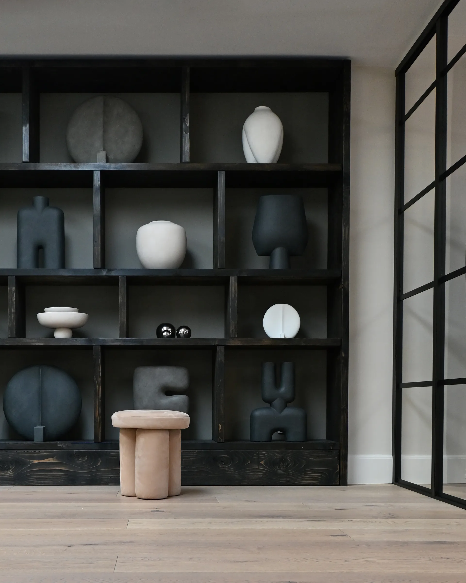 Big Foot kruk Ø38x43 cm, Nubuck 101 Copenhagen