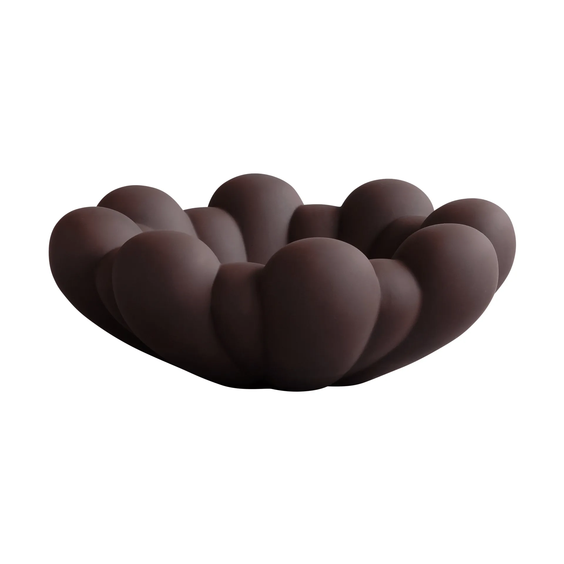 Bloom tray schaal groot, Chocolate brown 101 Copenhagen
