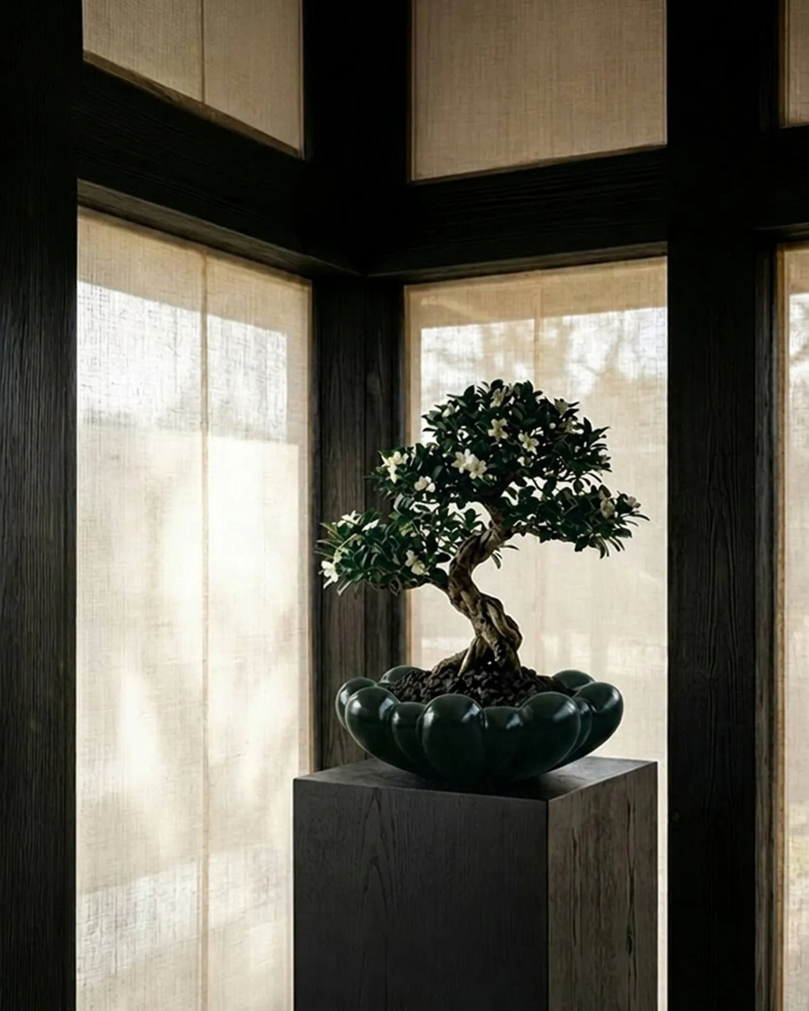 Bloom tray schaal groot, Dark green 101 Copenhagen