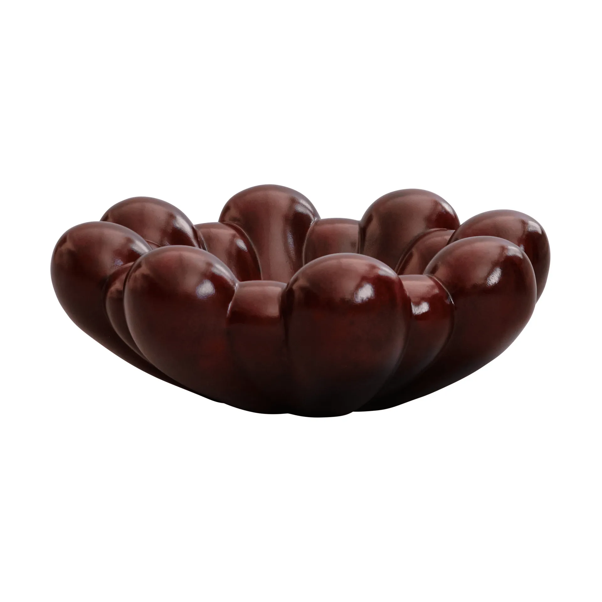 Bloom tray schaal groot, Maroon 101 Copenhagen