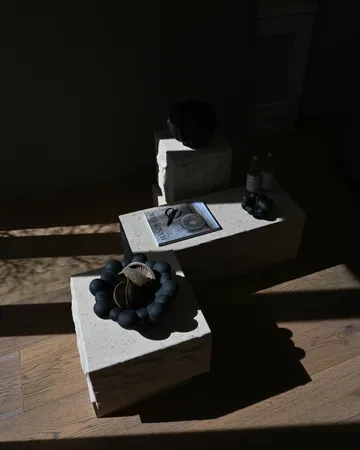 Bloom Tray schaal medio Ø28,5 cm - Black - 101 Copenhagen