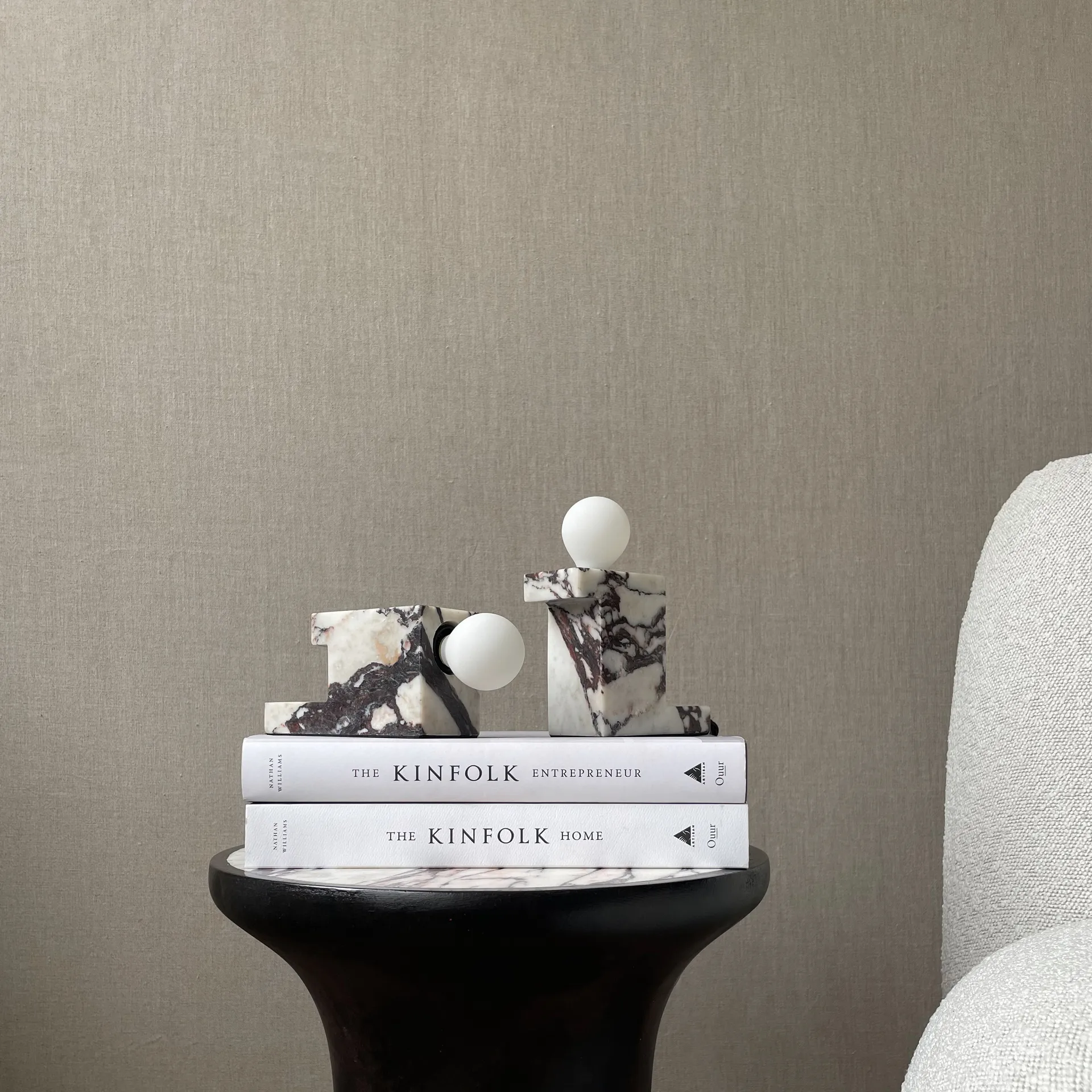 Brick lage lamp 8x14 cm, Calacatta 101 Copenhagen