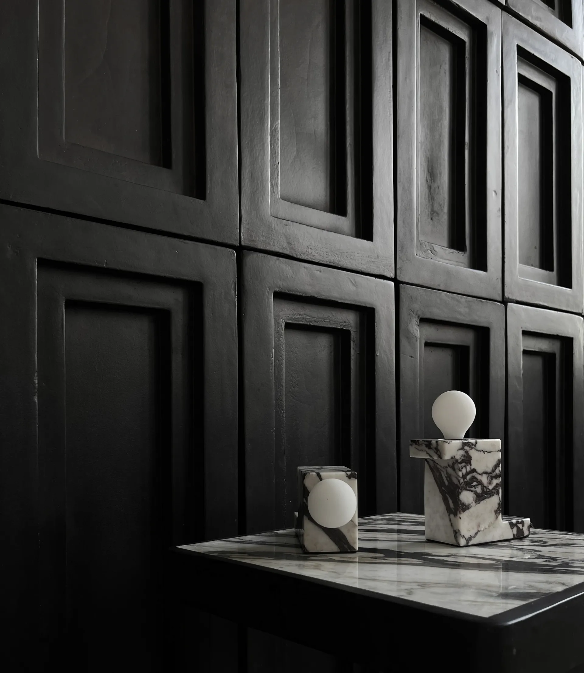 Brick lage lamp 8x14 cm, Calacatta 101 Copenhagen