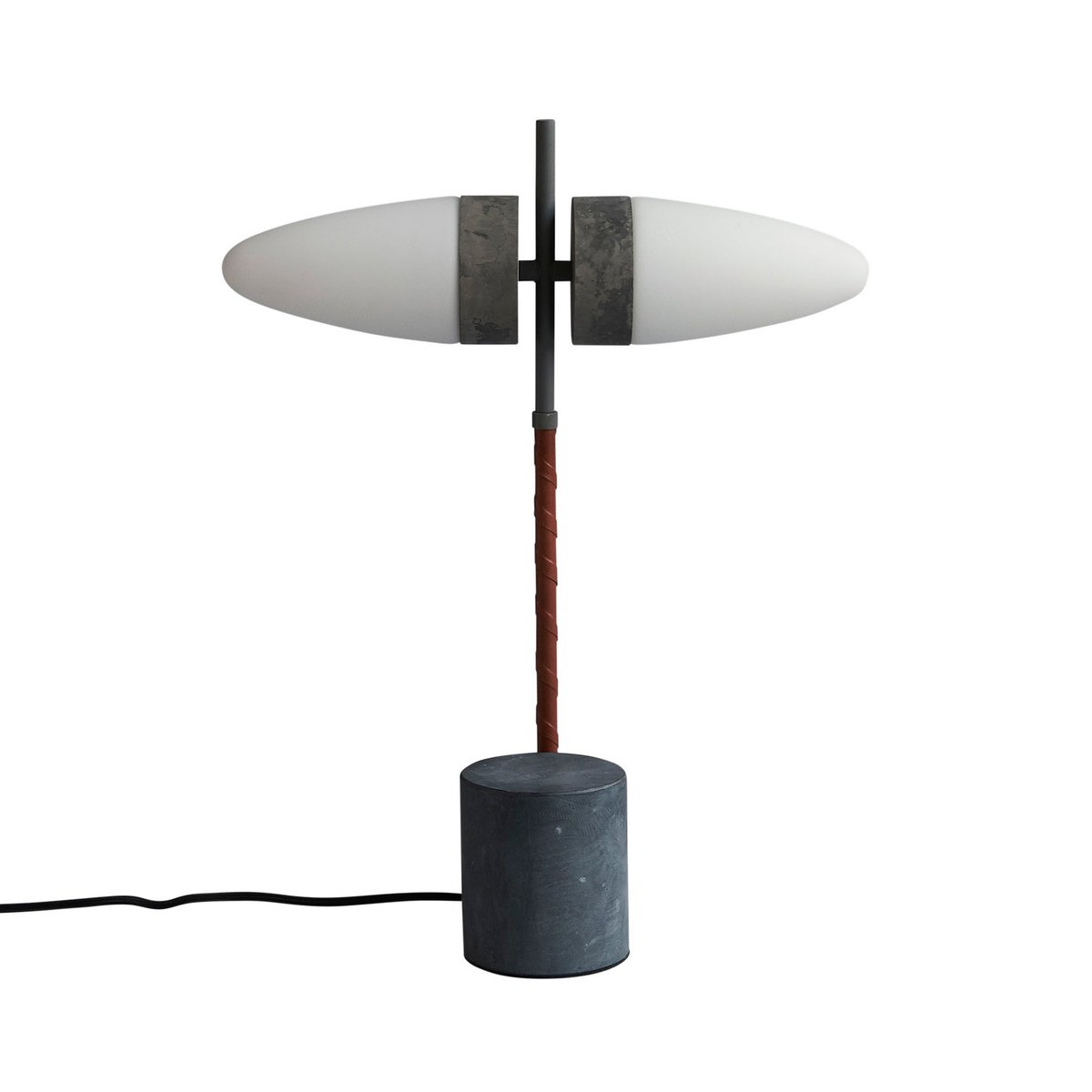 101 Copenhagen Bull tafellamp 50 cm Geoxideerd | Scandinavisch Interieur | Bureau- & tafellampen | Grijs