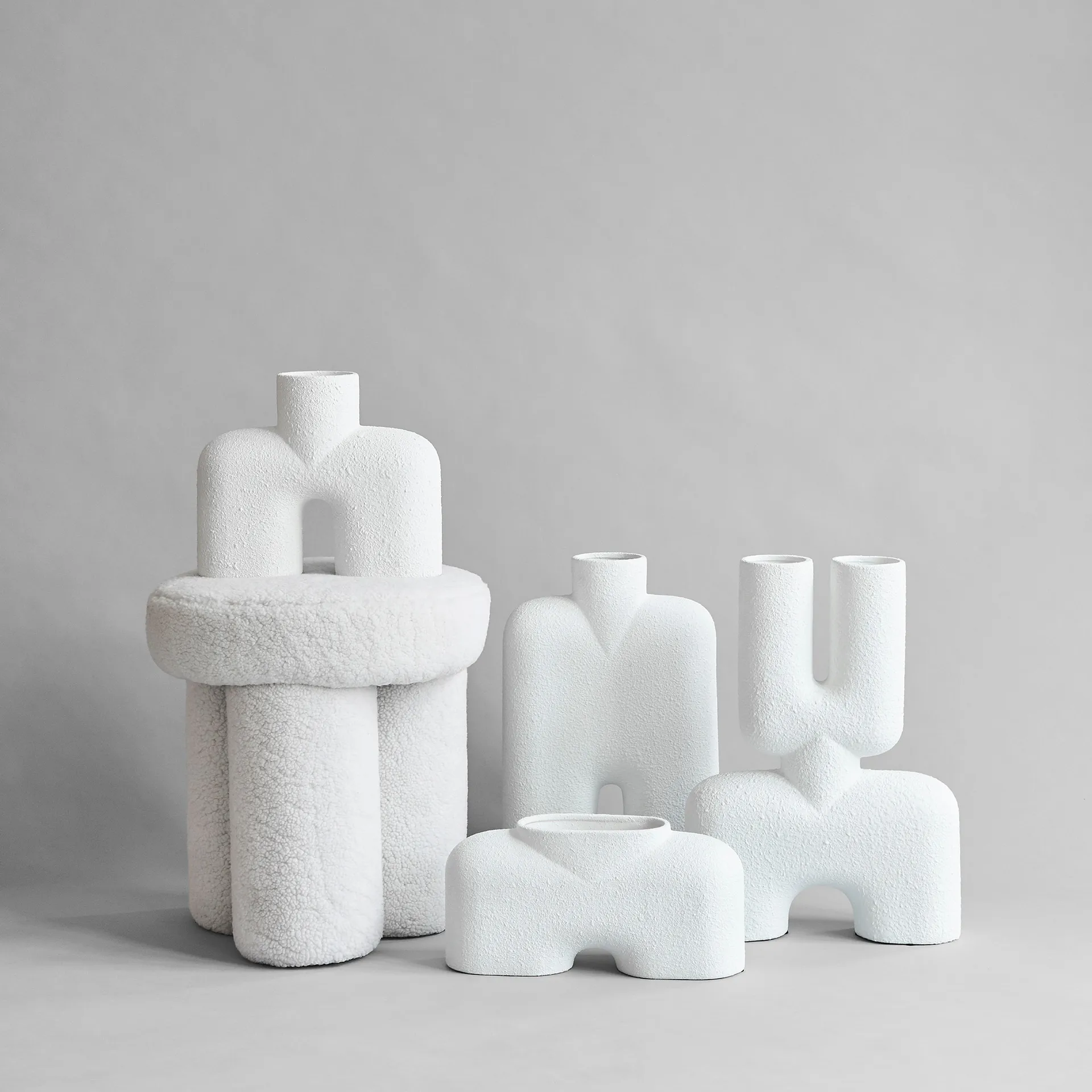 Cobra Double Medio vaas 34x47 cm, Bubble White 101 Copenhagen