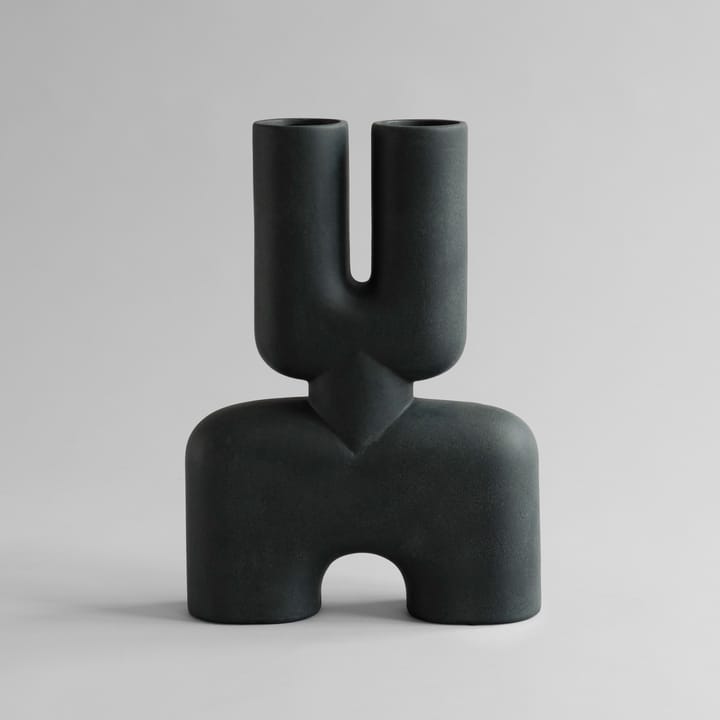 Cobra Double Medio vaas 34x47 cm, Zwart 101 Copenhagen