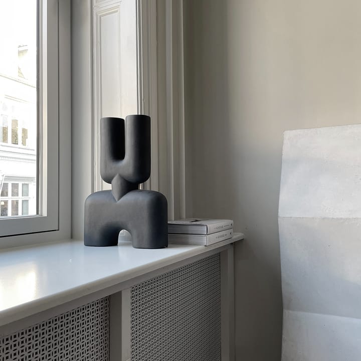 Cobra Double Medio vaas 34x47 cm, Zwart 101 Copenhagen