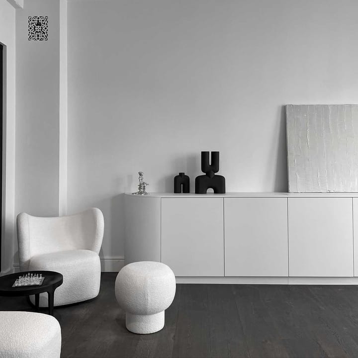 Cobra Double Medio vaas 34x47 cm, Zwart 101 Copenhagen