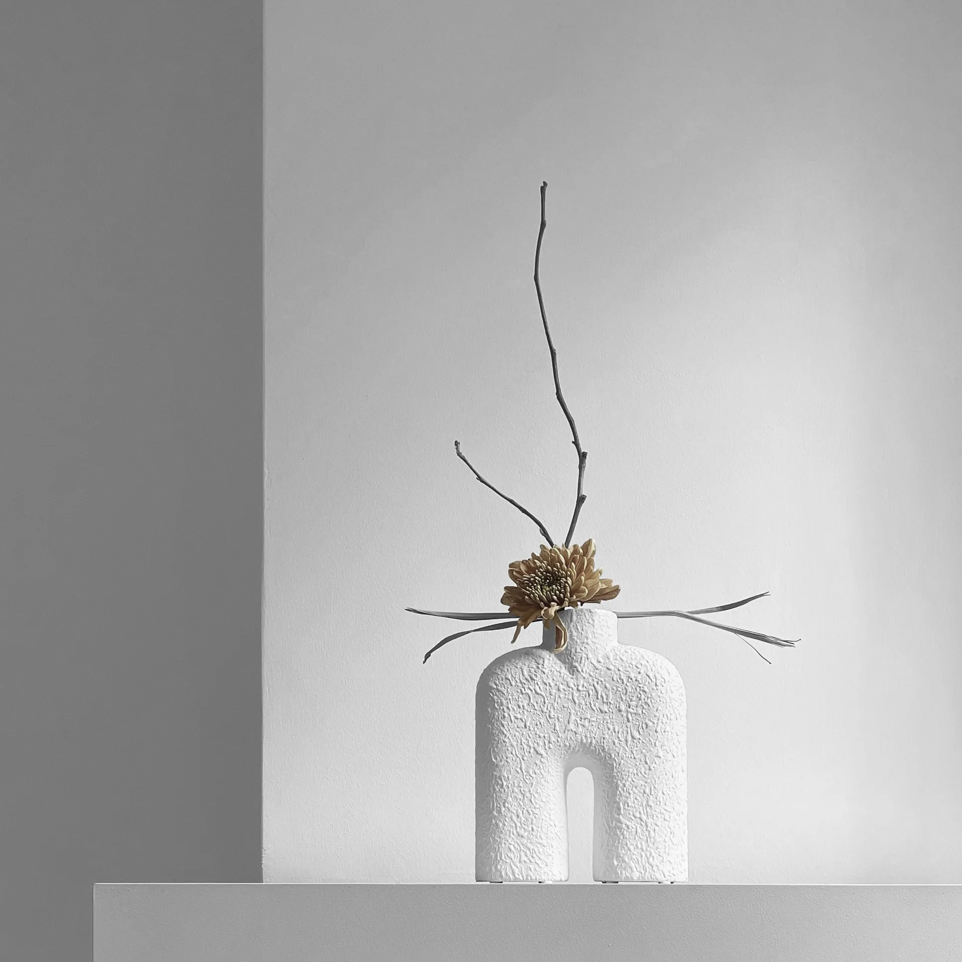 Cobra Tall Mini vaas 18x23 cm, Bubble White 101 Copenhagen