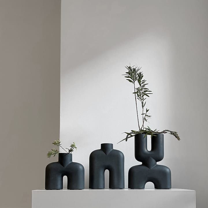 Cobra Tall Mini vaas 18x23 cm, Zwart 101 Copenhagen