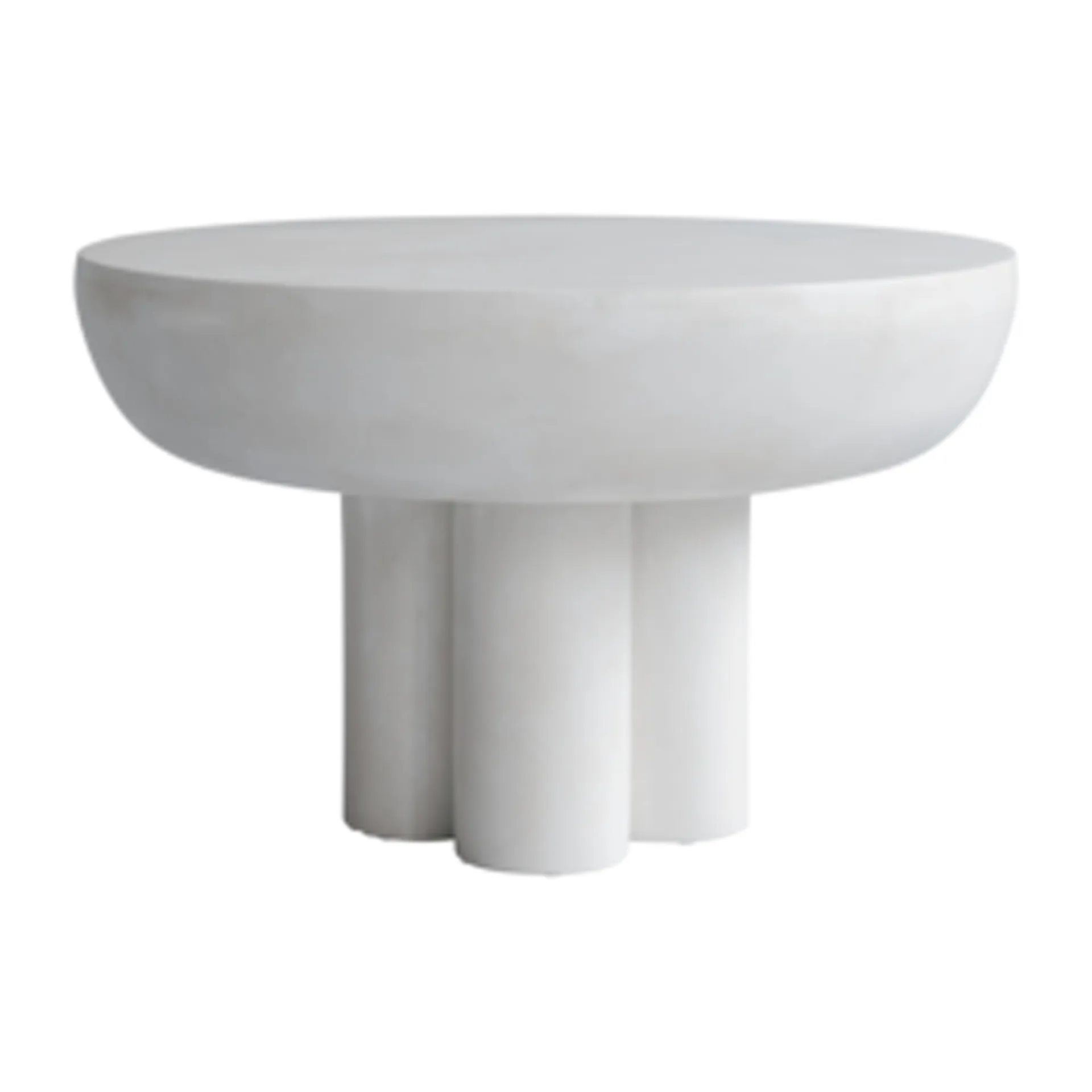 Crown bijzettafel low Ø65 cm, Bone white 101 Copenhagen