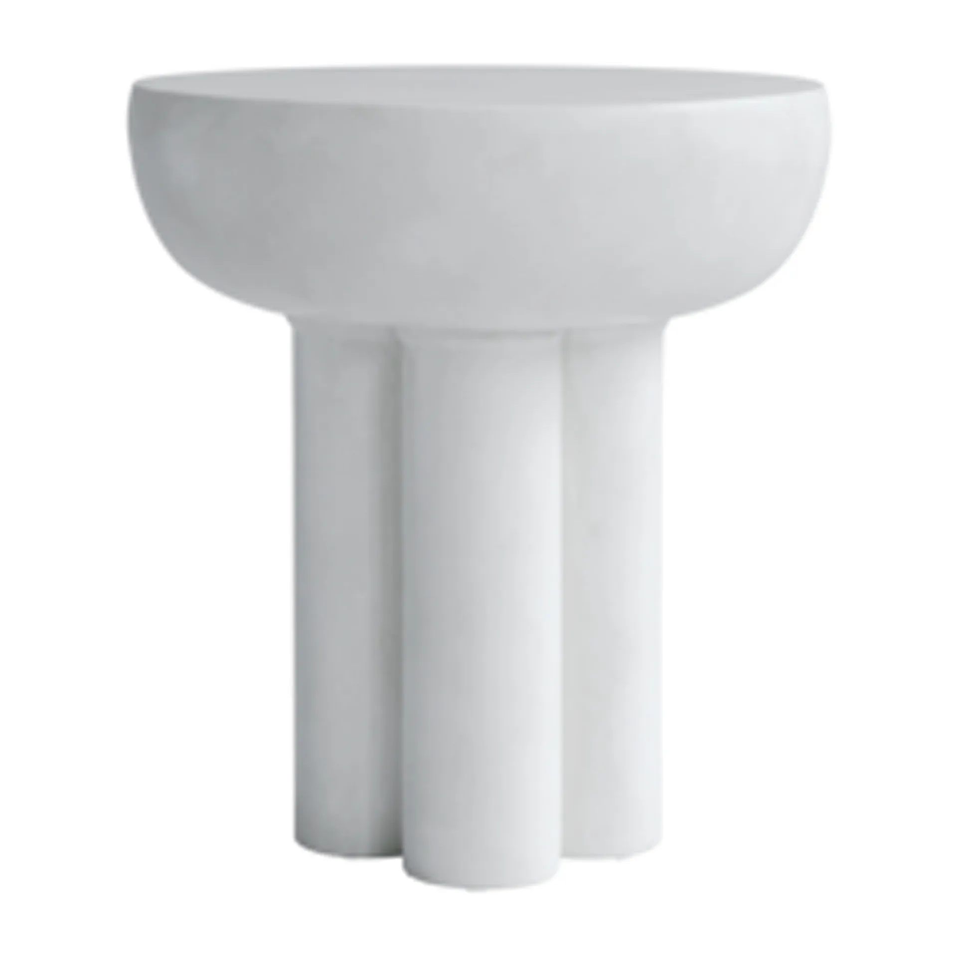 Crown bijzettafel tall Ø45 cm, Bone white 101 Copenhagen