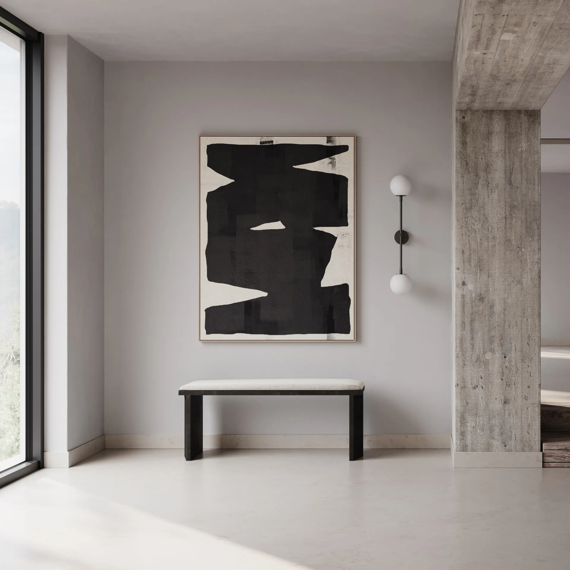 Drop Bulp muurlamp, Grijs 101 Copenhagen