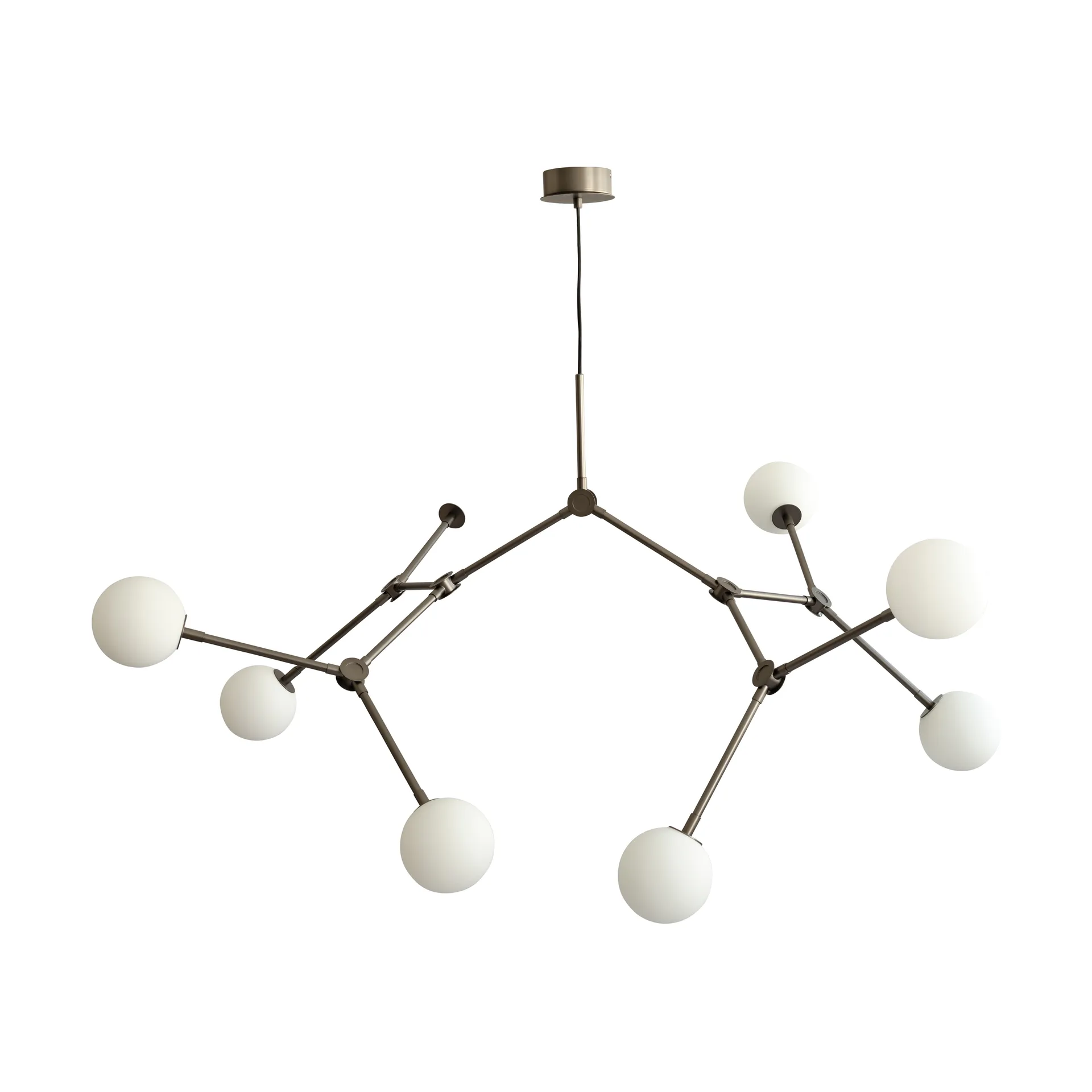 Drop Chandelier Bulp kroonluchter grande, Grey 101 Copenhagen