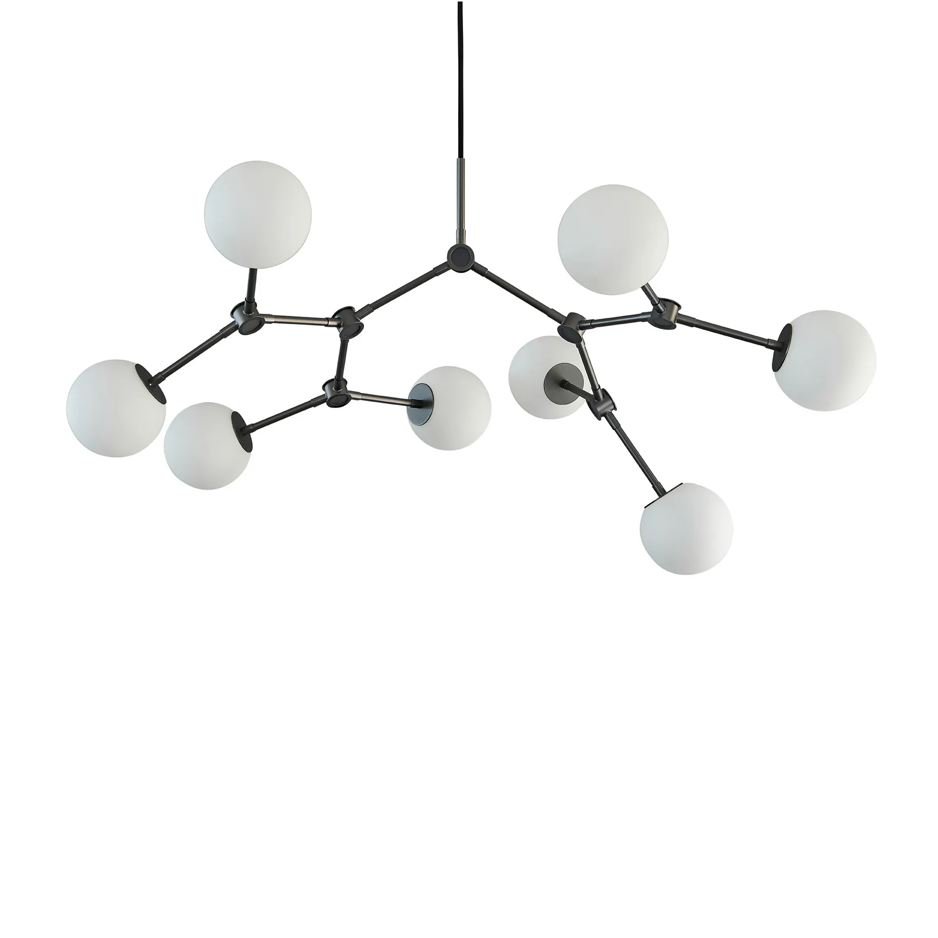 Drop Chandelier Bulp kroonluchter mini, Grijs 101 Copenhagen
