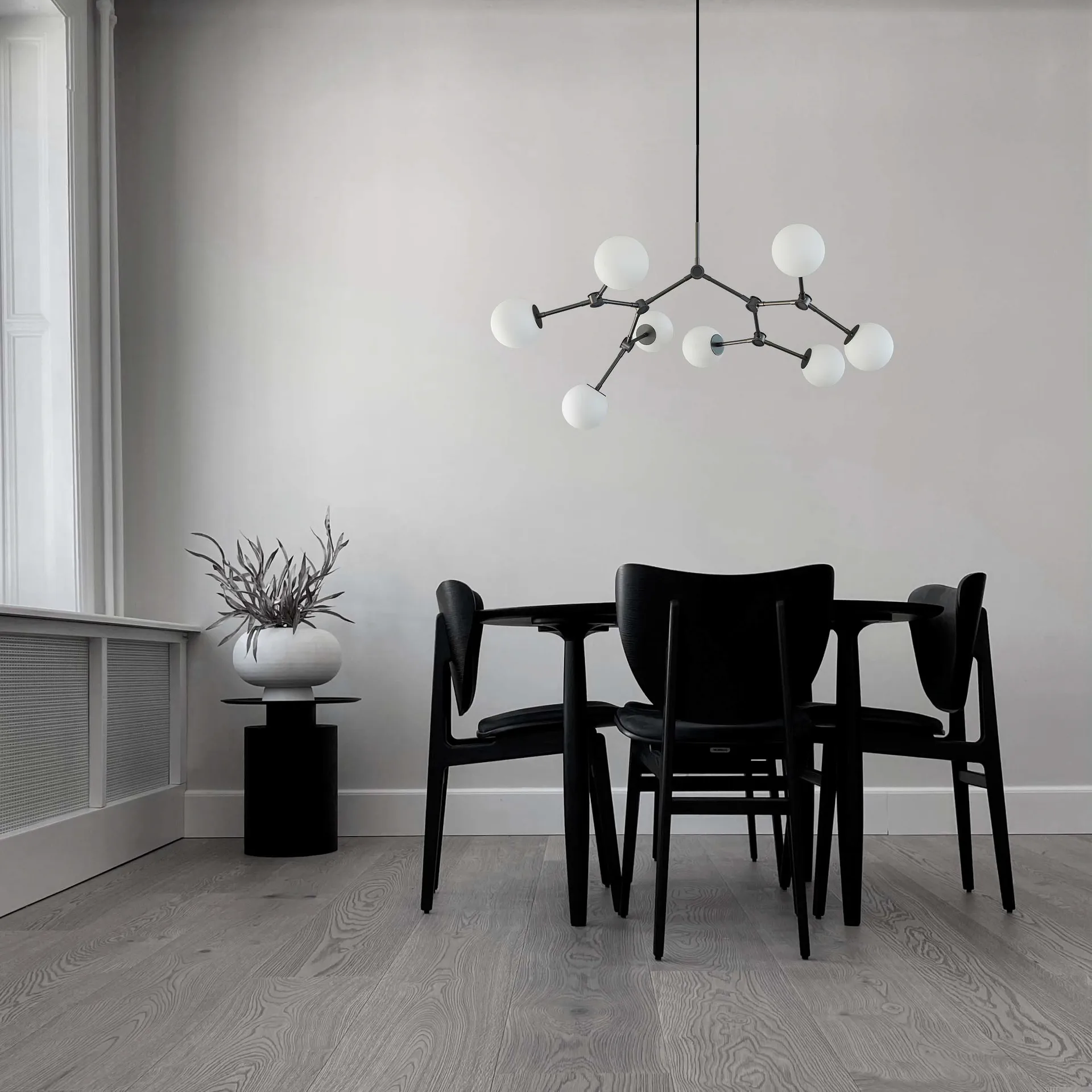 Drop Chandelier Bulp kroonluchter mini, Grijs 101 Copenhagen
