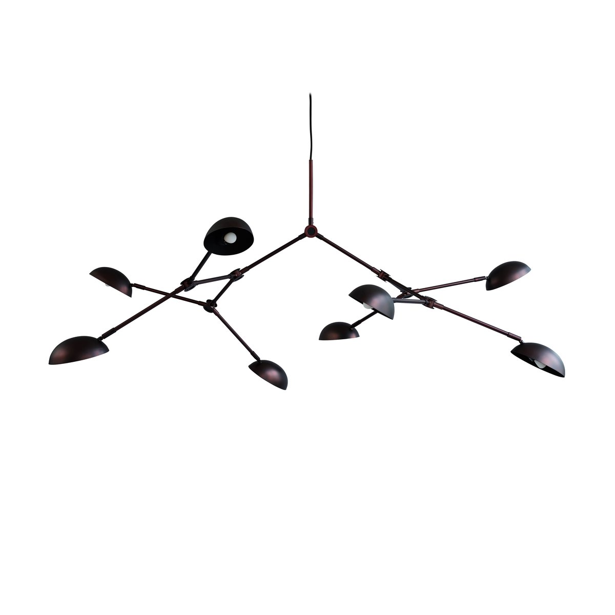 101 Copenhagen Drop Chandelier kroonluchter Burned black