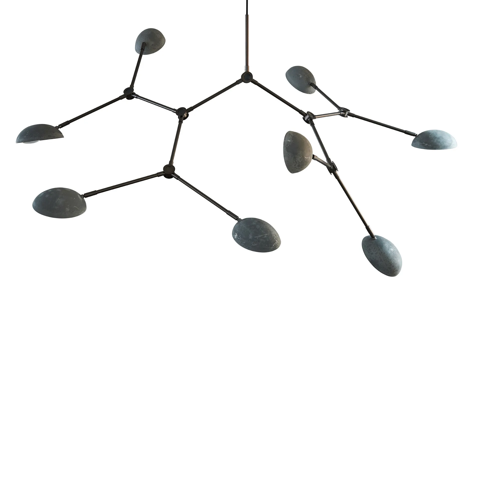 Drop Chandelier kroonluchter, Geoxideerd 101 Copenhagen