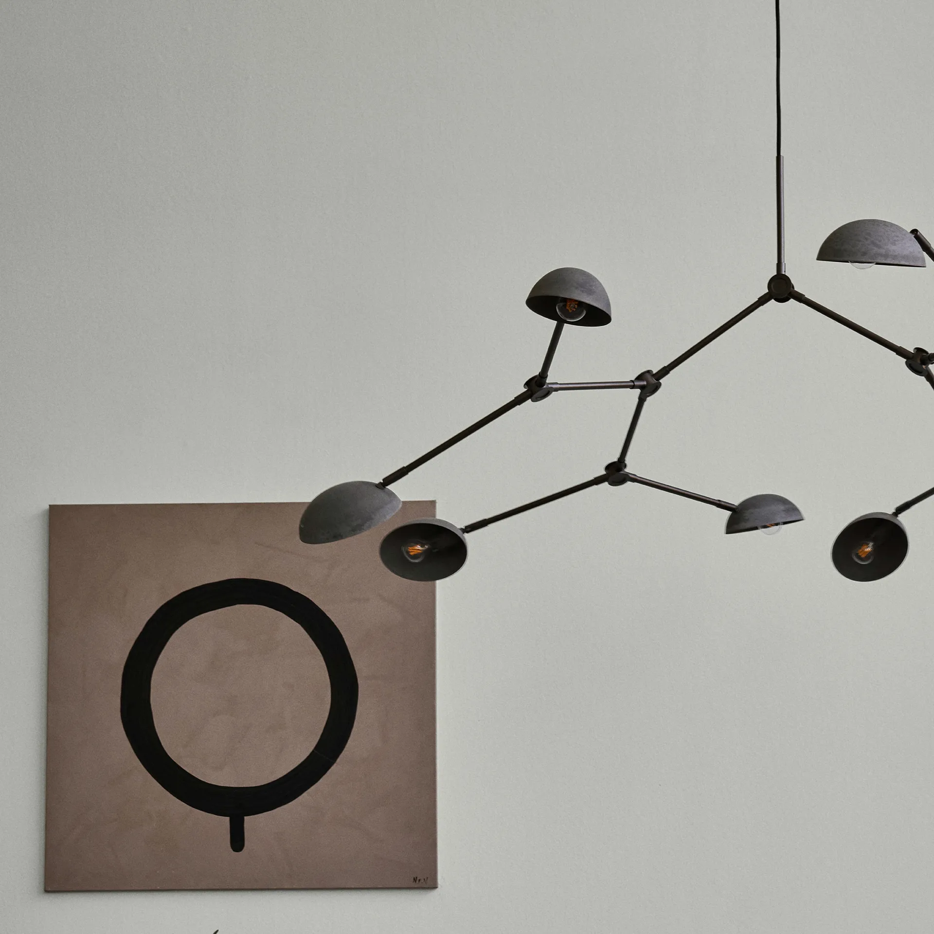 Drop Chandelier kroonluchter, Geoxideerd 101 Copenhagen