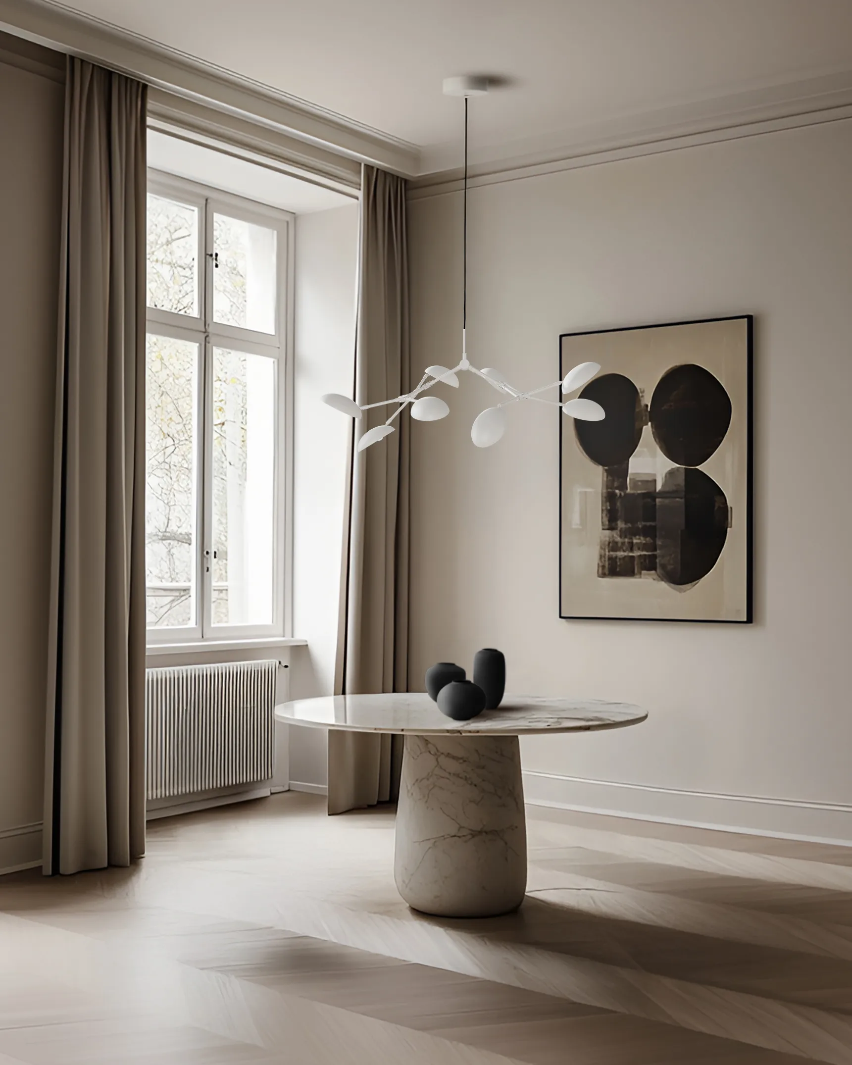 Drop Chandelier kroonluchter mini, Wit 101 Copenhagen