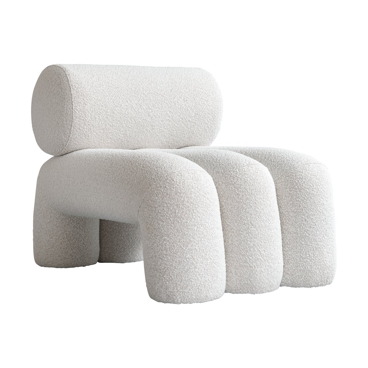 101 Copenhagen Foku Chair loungefauteuil Bouclé