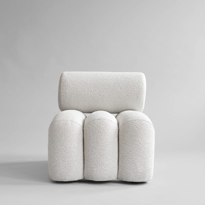 Foku Chair loungefauteuil, Bouclé 101 Copenhagen