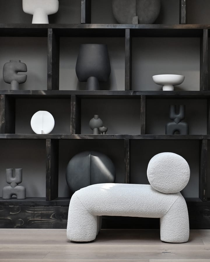 Foku Chair loungefauteuil, Bouclé 101 Copenhagen