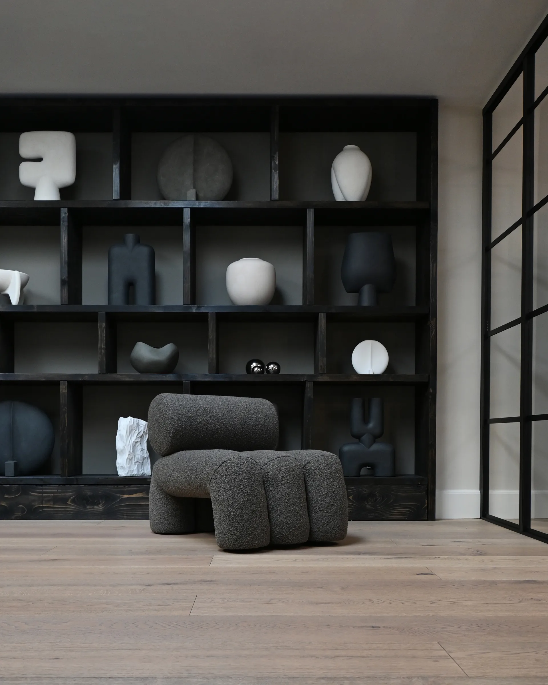 Foku Chair loungefauteuil, Deep taupe 101 Copenhagen