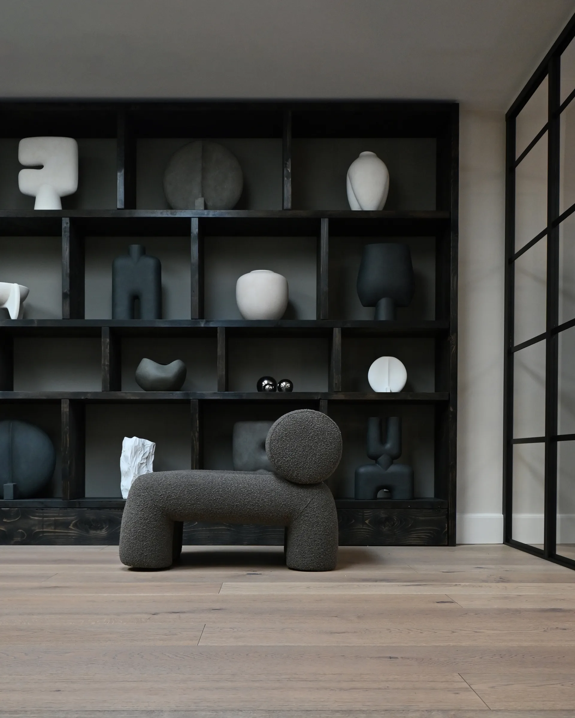 Foku Chair loungefauteuil, Deep taupe 101 Copenhagen