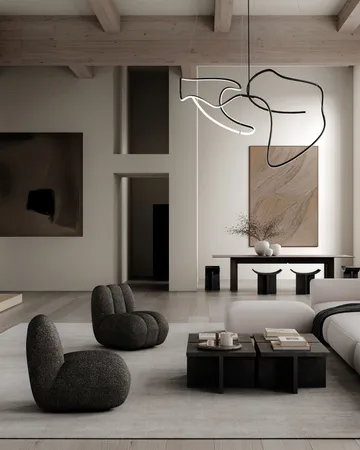 Ghost Chandelier big hanglamp - Burned black - 101 Copenhagen