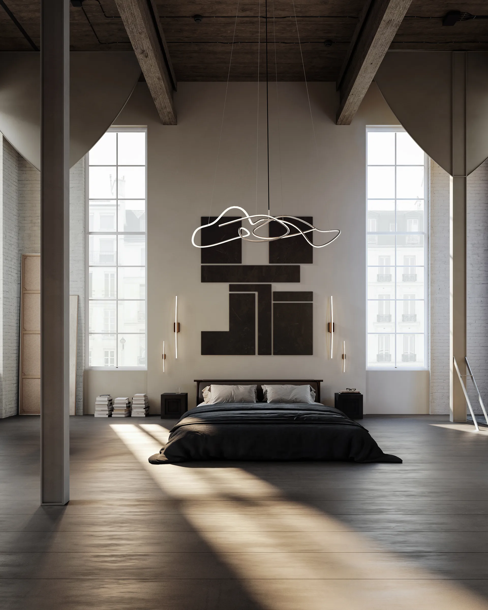 Ghost Chandelier big hanglamp, Chrome 101 Copenhagen