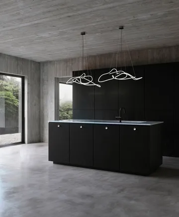 Ghost Chandelier mini hanglamp - Burned black - 101 Copenhagen