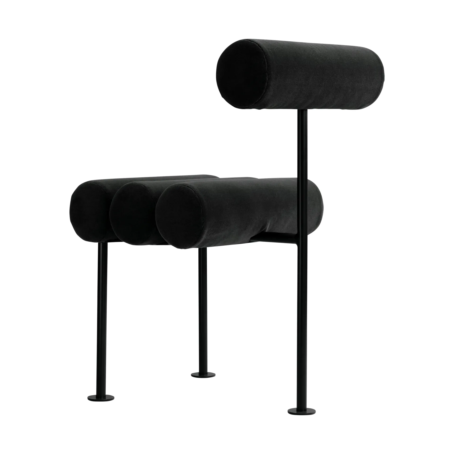 Hiro eetkamerstoel, Black frame-peat 101 Copenhagen