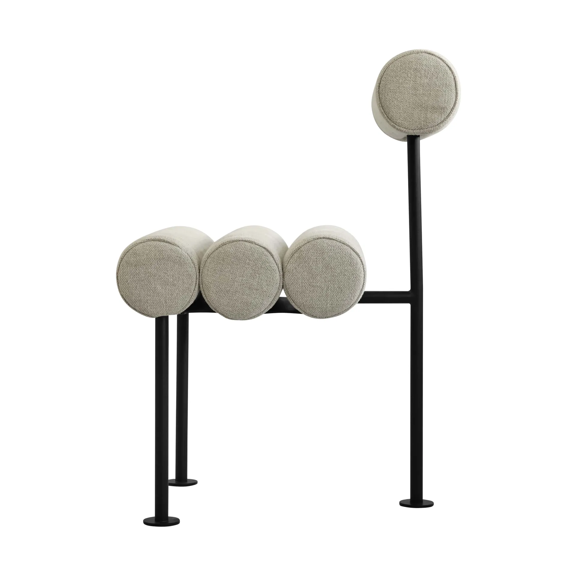 Hiro eetkamerstoel, Black frame-Sand 101 Copenhagen