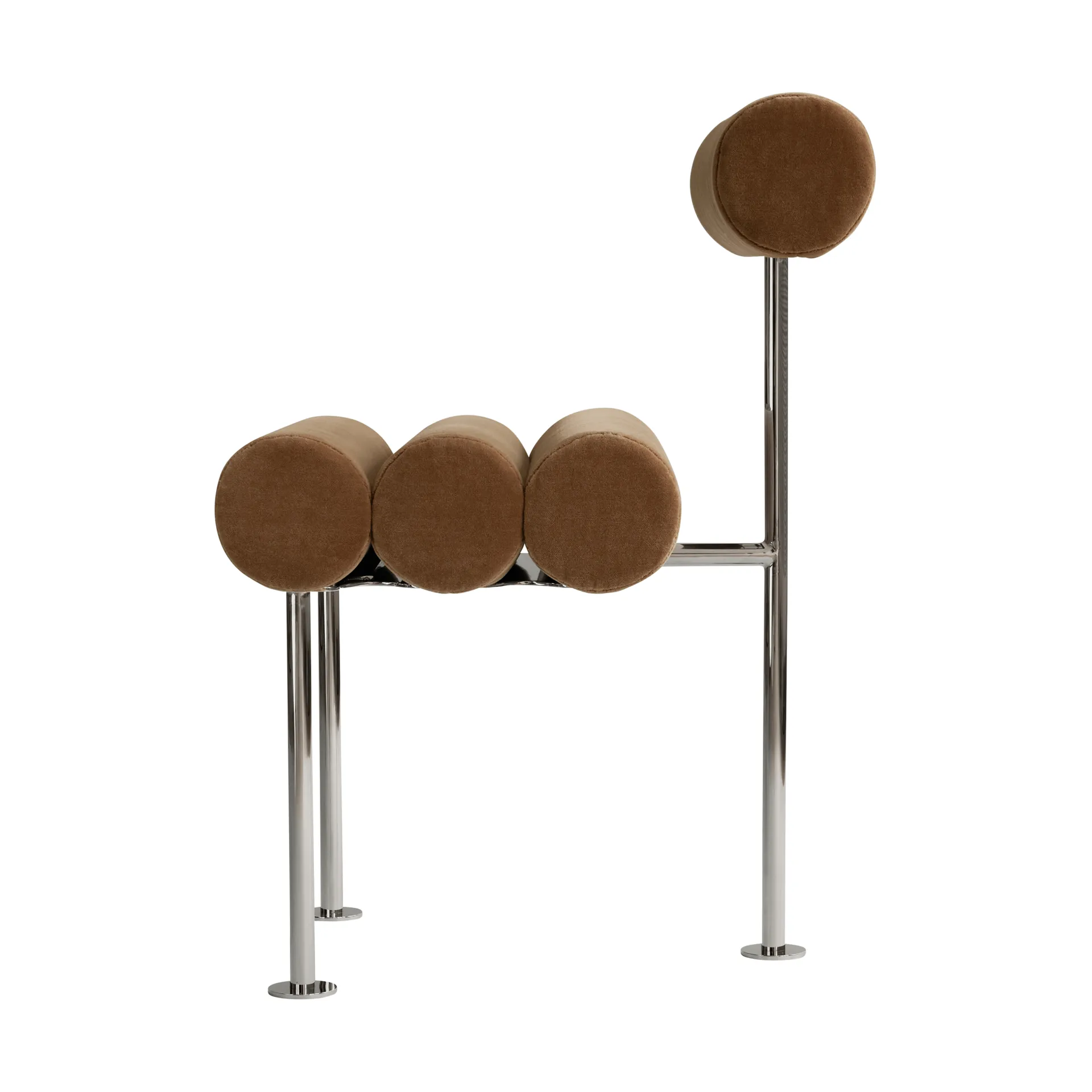 Hiro eetkamerstoel, Stainless steel-desert 101 Copenhagen