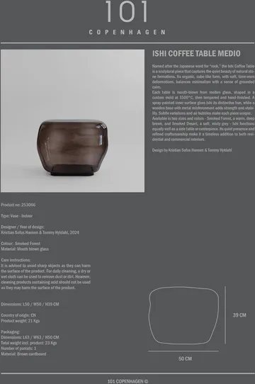 Ishi salontafel medio - Smoked forest - 101 Copenhagen