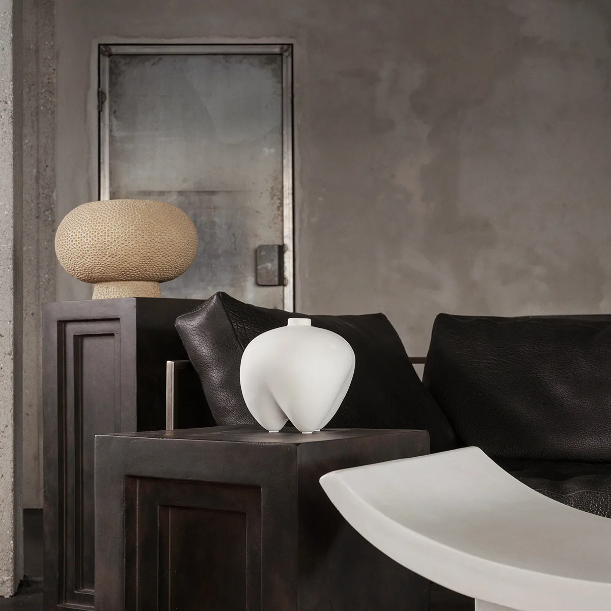 Kabin vaas Ø35 cm, Zand 101 Copenhagen