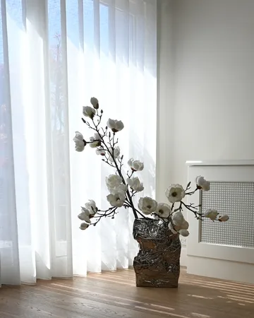 Kami vaas big 49,5x35 cm - Chrome - 101 Copenhagen