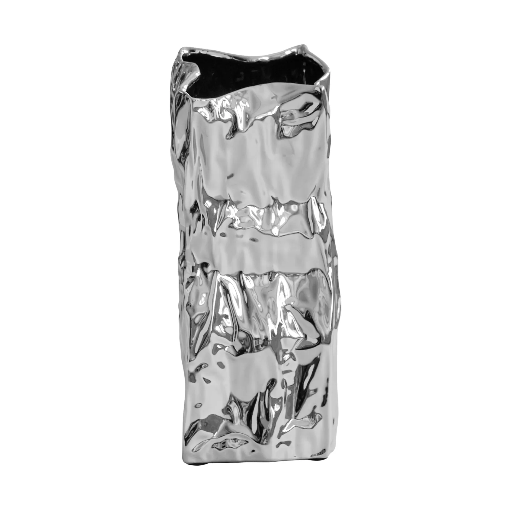 Kami vaas medio 35x16 cm, Chrome 101 Copenhagen