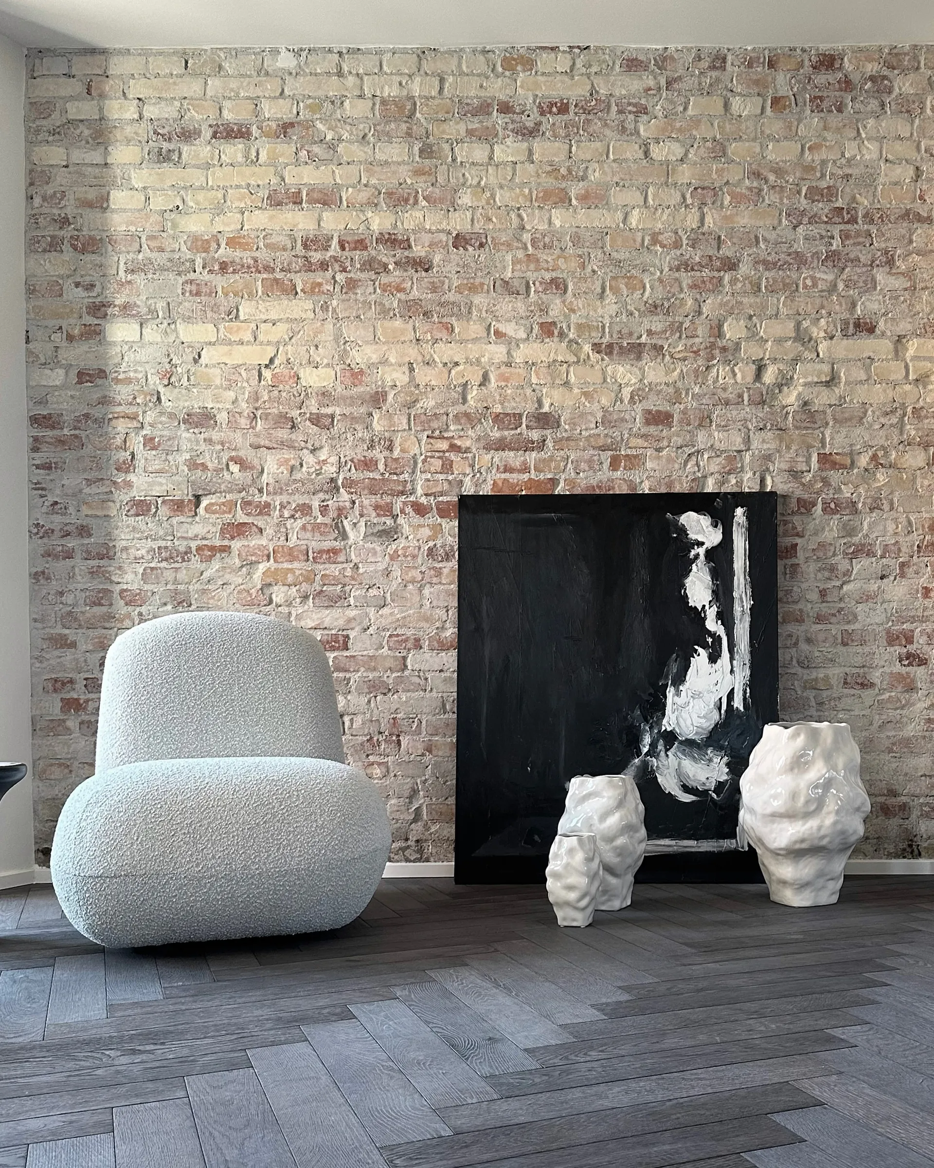 Katachi vaas medio, High glaze berk 101 Copenhagen