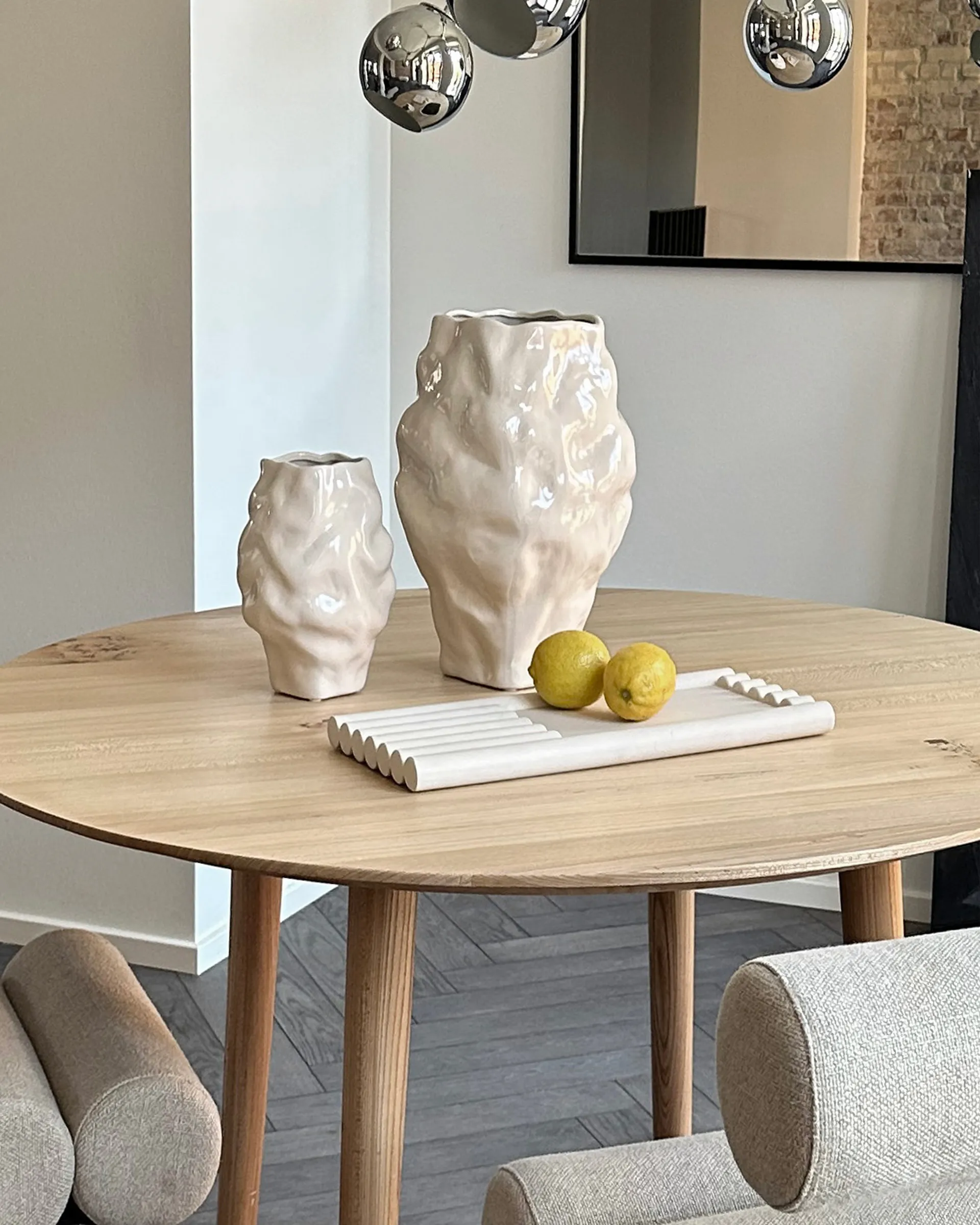 Katachi vaas mini, High glaze berk 101 Copenhagen