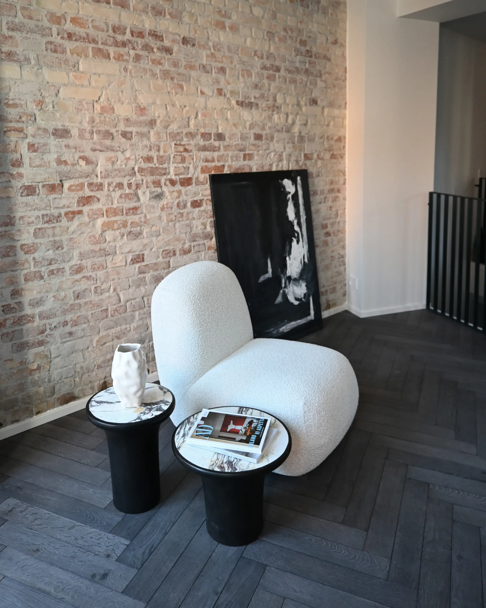 Katachi vaas mini, High glaze berk 101 Copenhagen