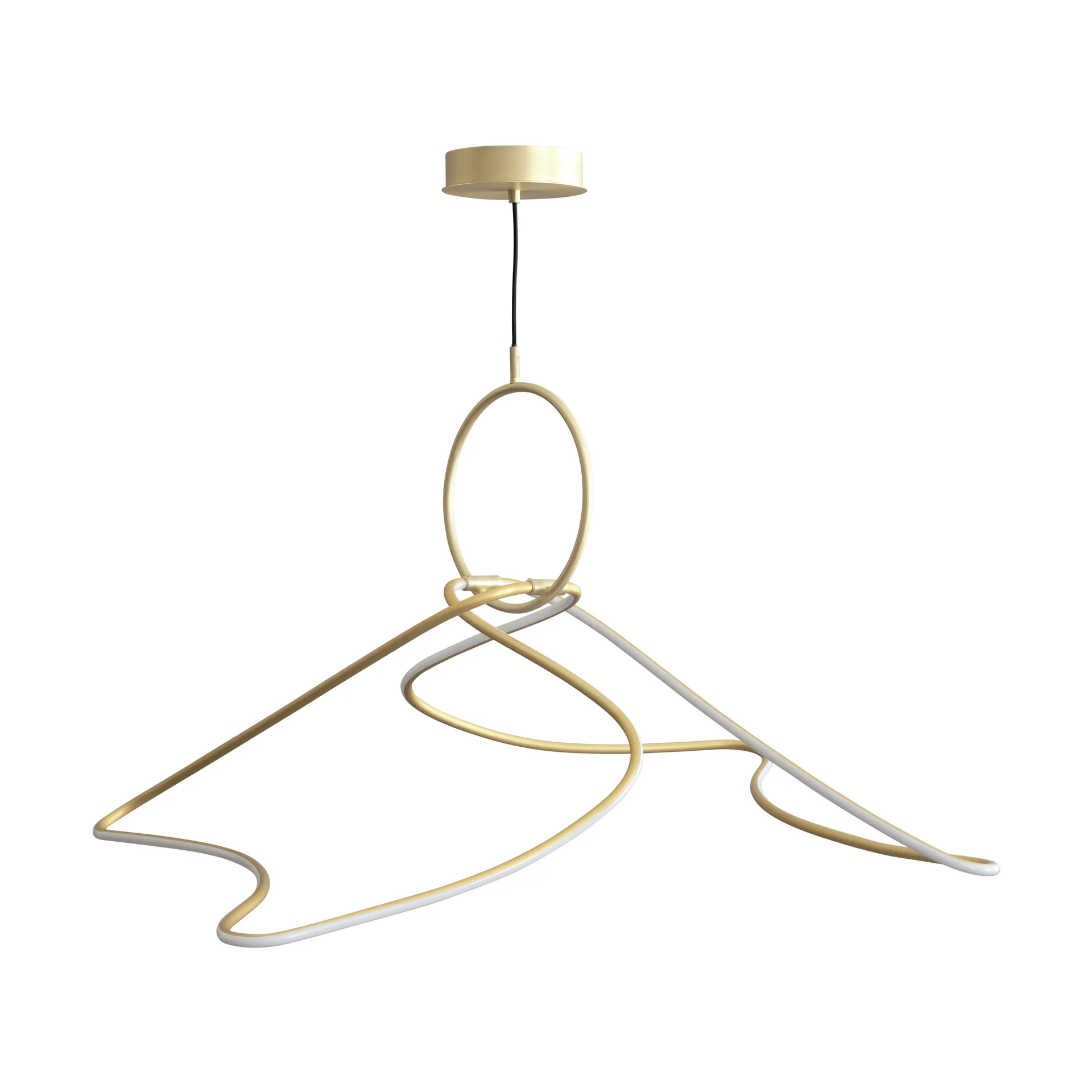 Kumo Chandelier Big kroonluchter, Brass 101 Copenhagen