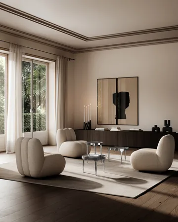 Phantom bijzettafel - Chrome tall - 101 Copenhagen