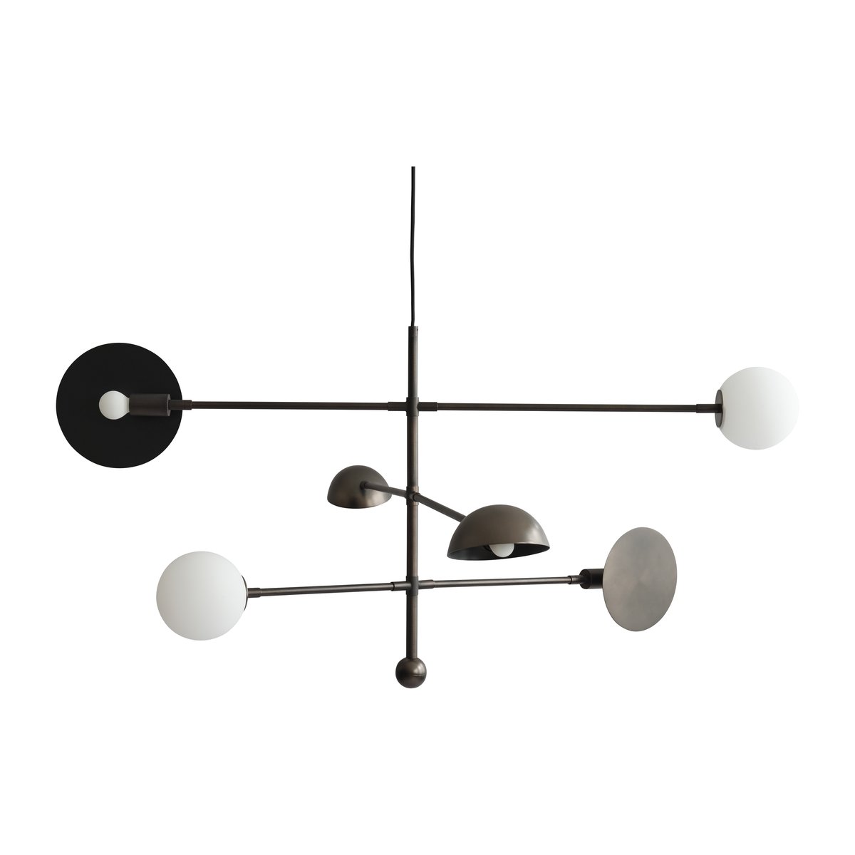 101 Copenhagen Sahn kroonluchter 58x125 cm Bronze | Scandinavisch Interieur | Hanglampen | Bruin