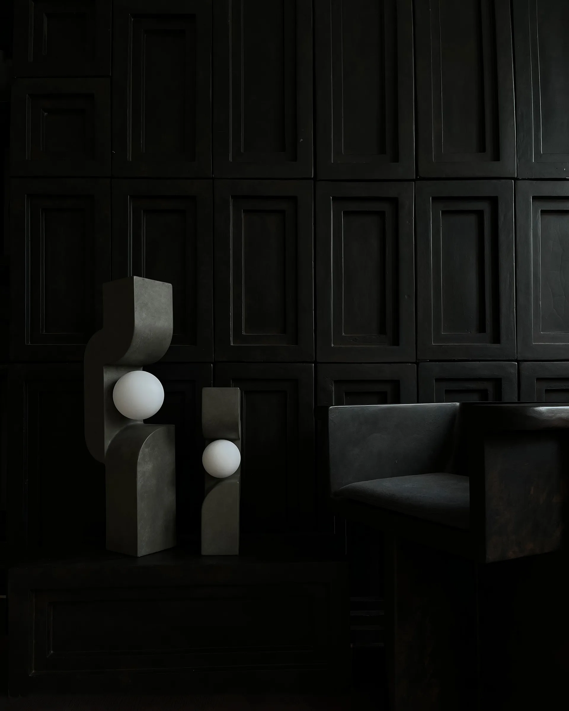 Sitting Man lamp Dark grey, 16x42,5 cm 101 Copenhagen