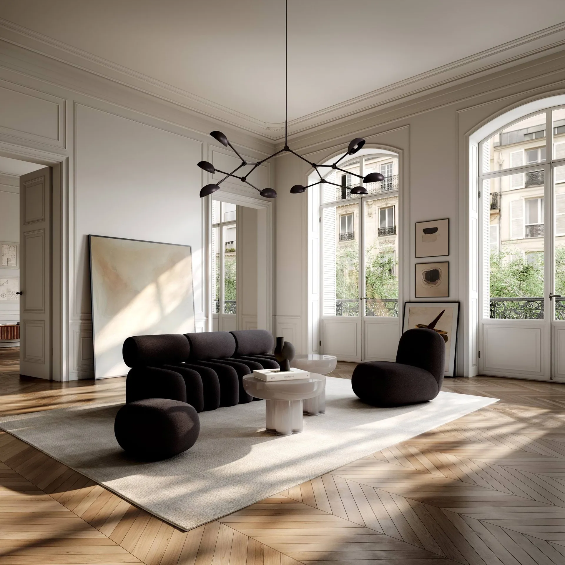 Sphere Bubl vaas Medio, Chocolate brown 101 Copenhagen