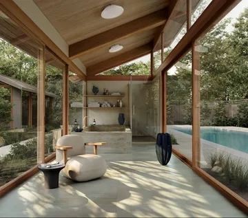 Sphere Bubl vaas Medio - Dark green - 101 Copenhagen