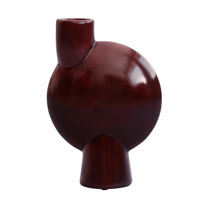 Sphere Bubl vaas Medio - Maroon - 101 Copenhagen
